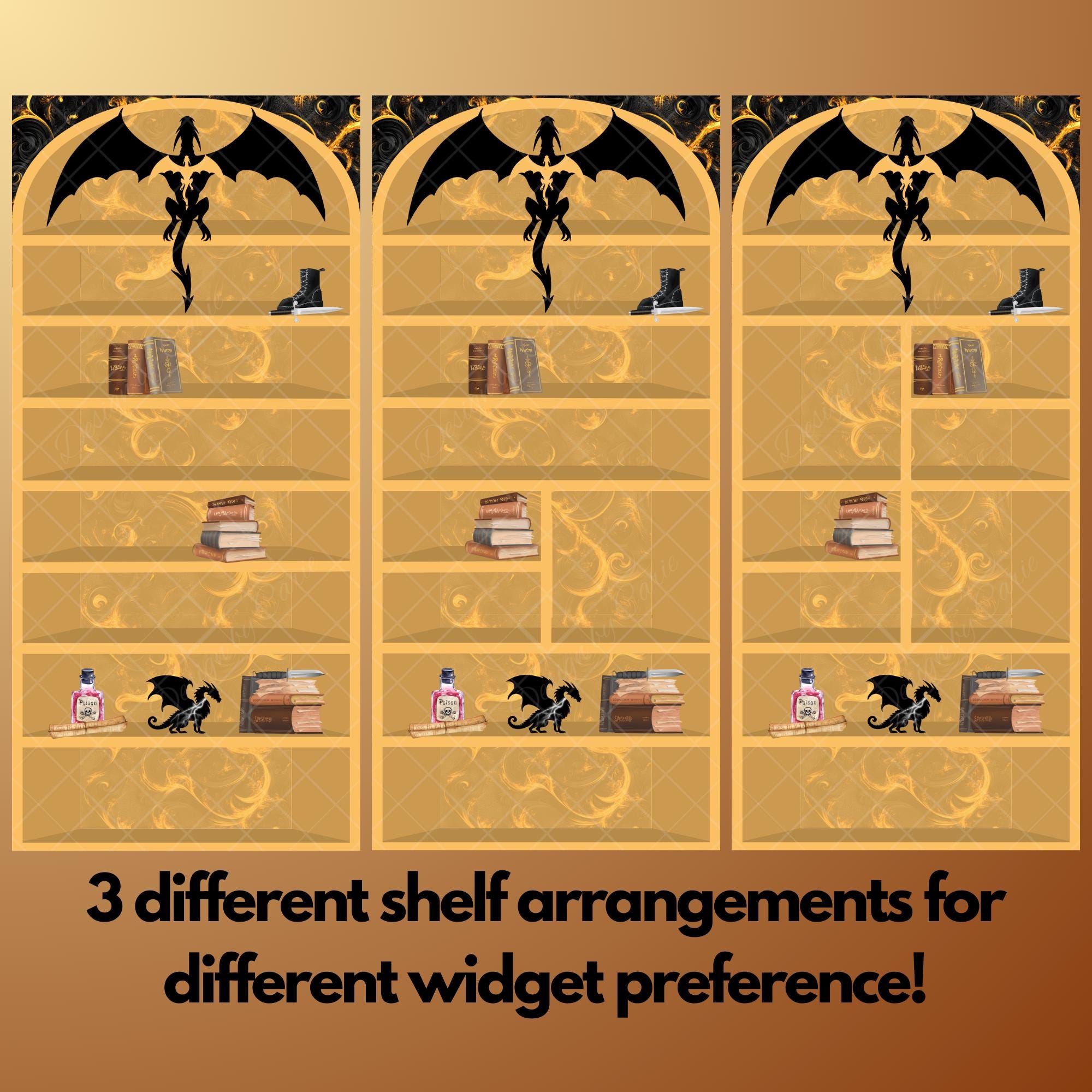Fourth Wing iPhone Bookshelf Backgrounds and Matching Lockscreen with Book Quote - Thumbnail 3