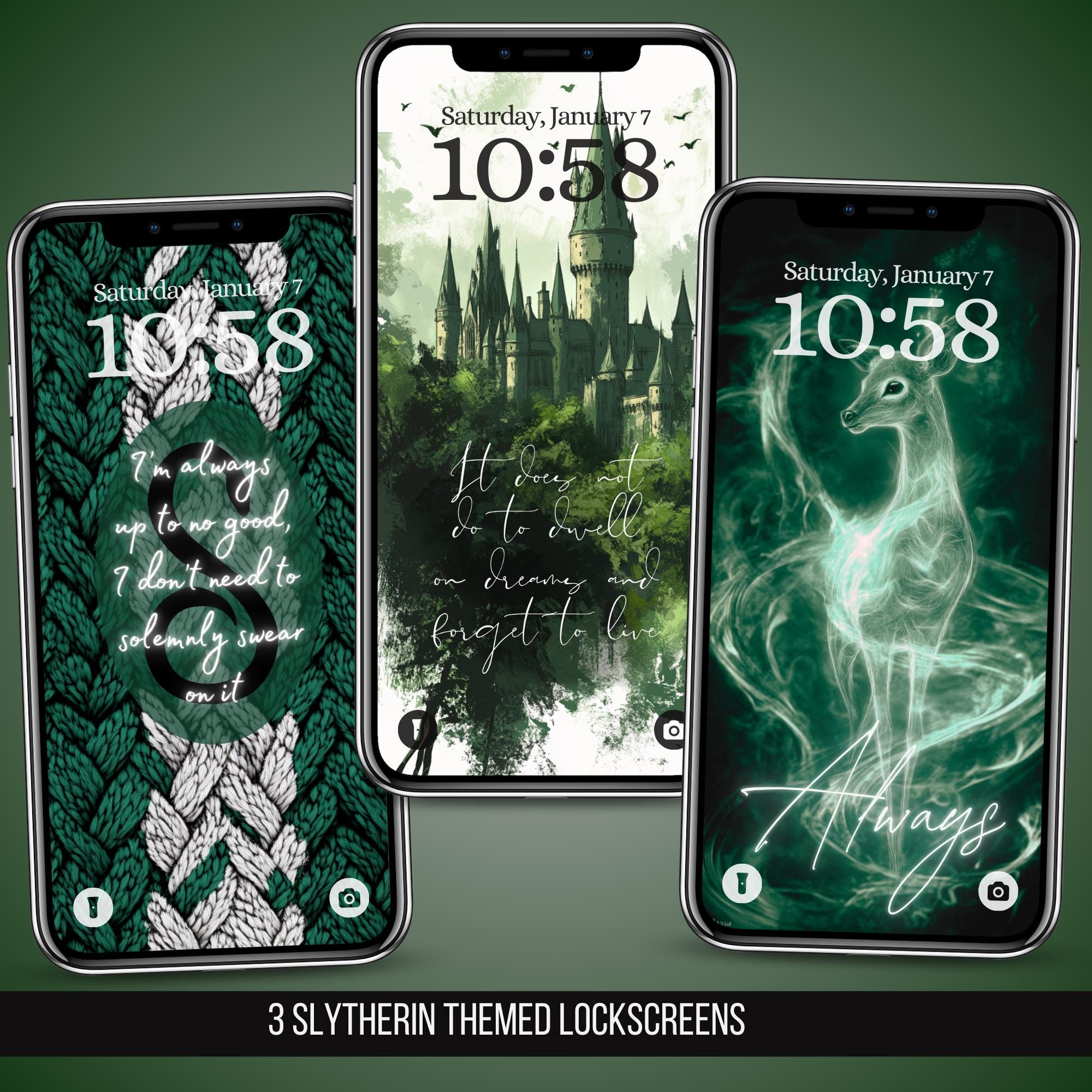Harry Potter Wallpaper Set for iPhone and Android - Featuring Favorite Book Quotes - Thumbnail 4