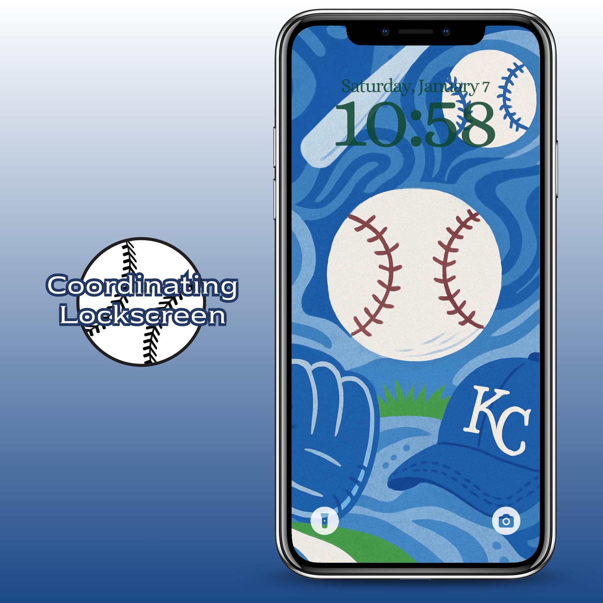 Kansas City Royals iPhone Bookshelf Backgrounds and Matching Lockscreen - Thumbnail 4