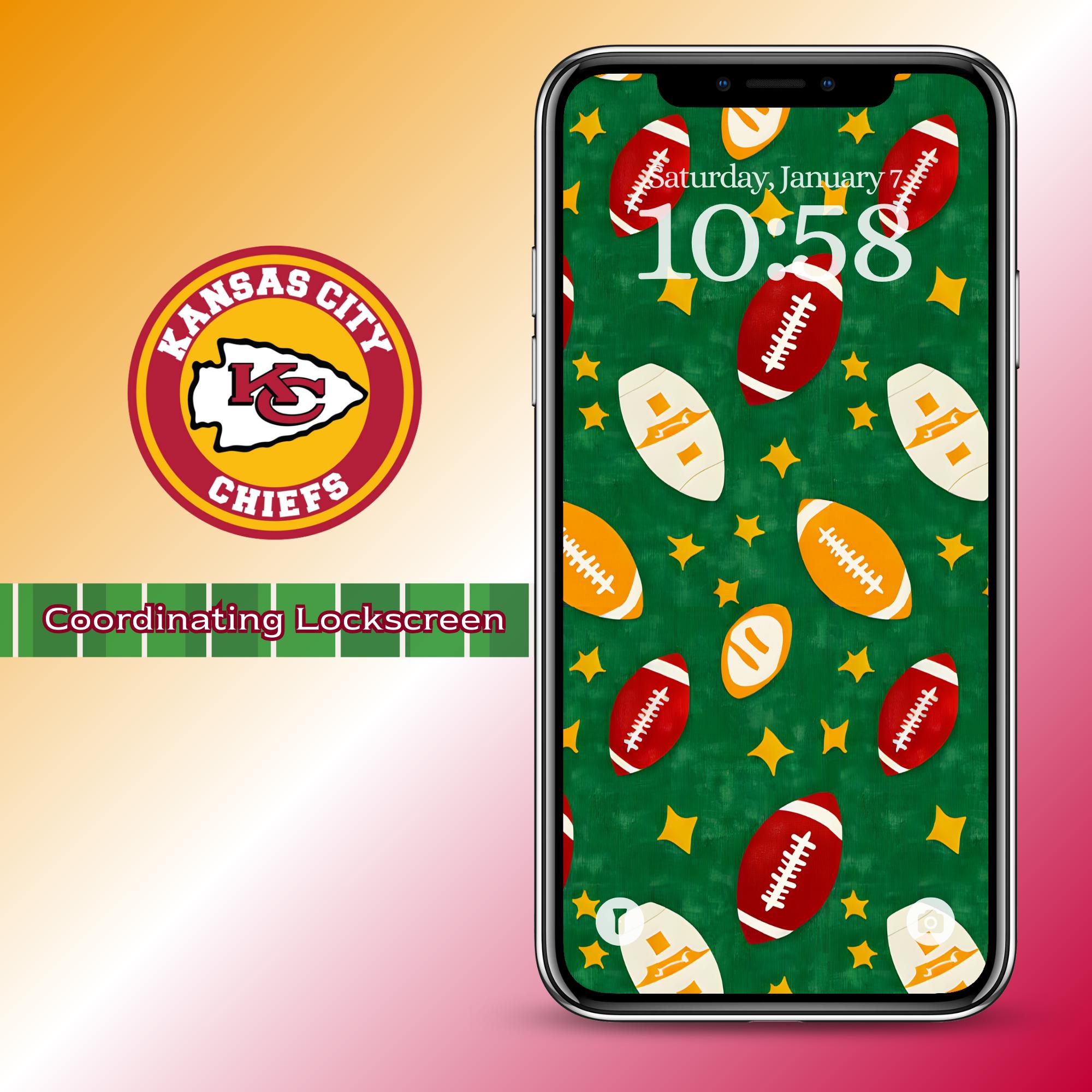 KC Chiefs iPhone Bookshelf Backgrounds - Thumbnail 4