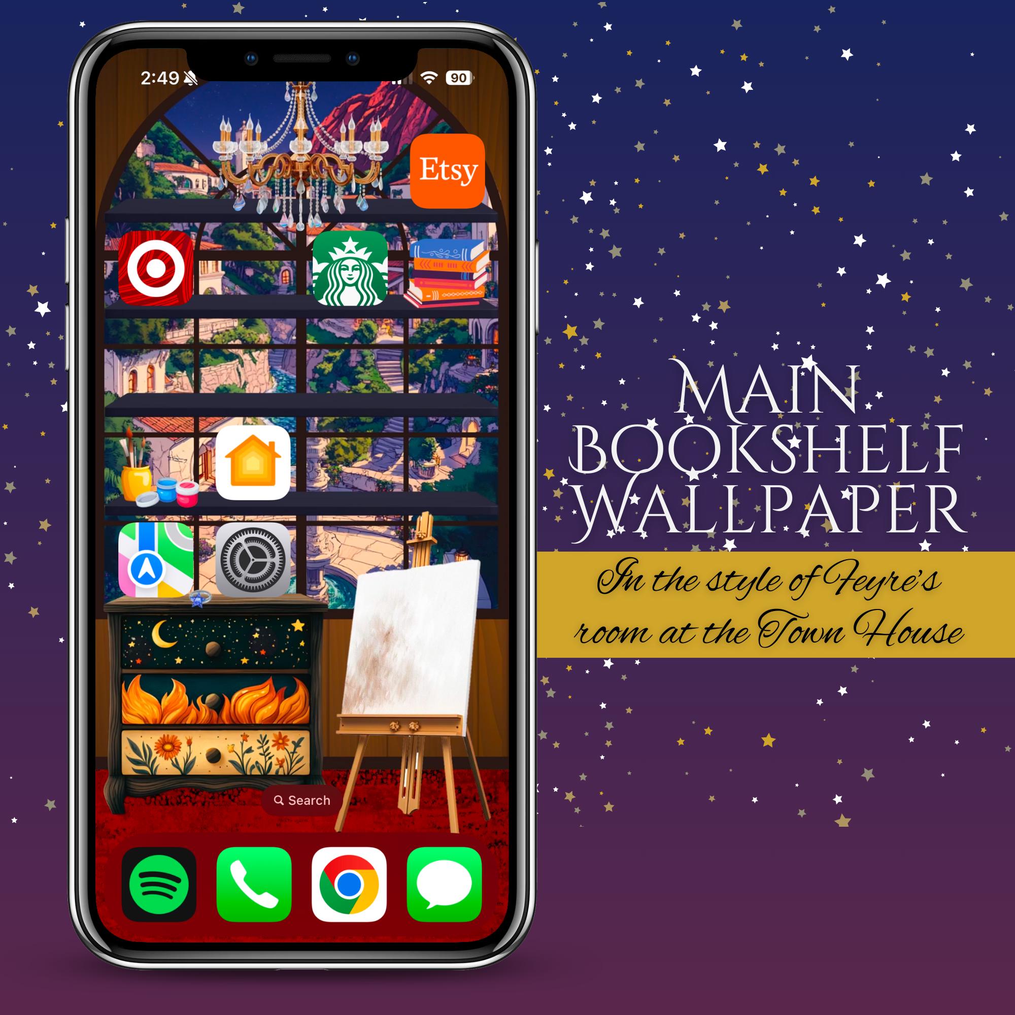 ACOTAR iPhone Bookshelf Backgrounds - Thumbnail 2
