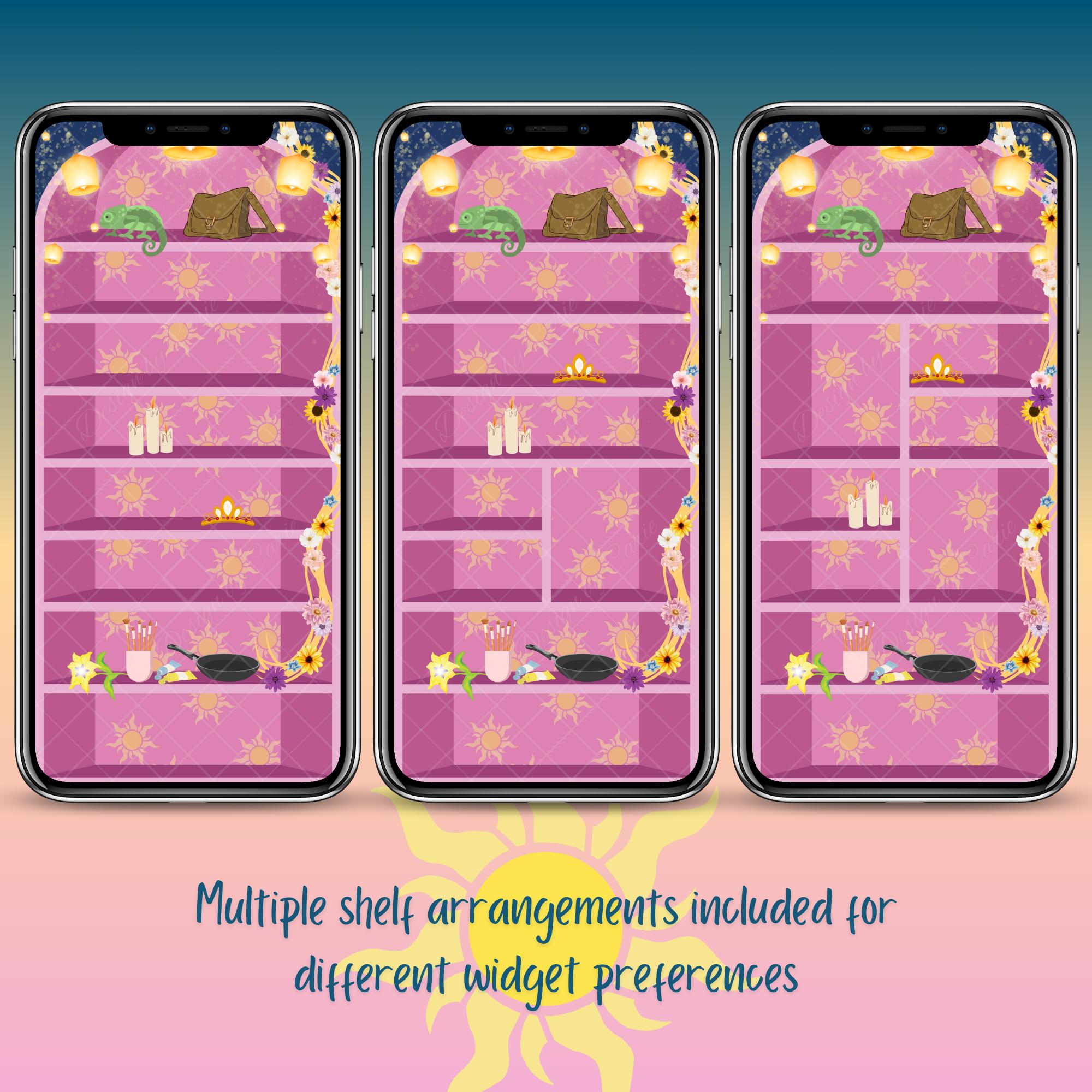 Rapunzel iPhone Bookshelf Backgrounds - Thumbnail 3