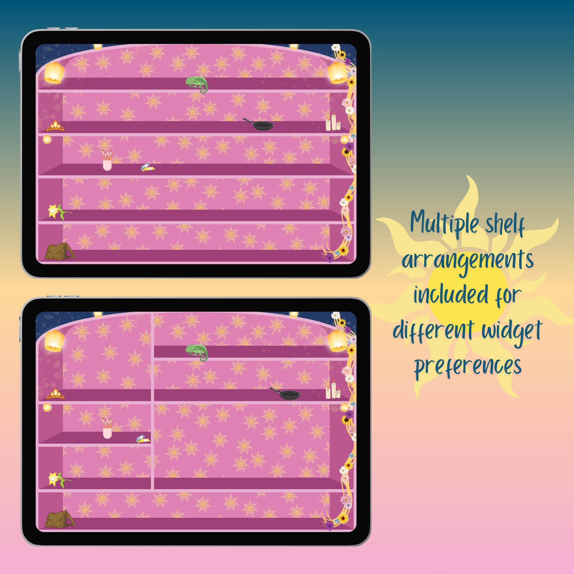 Rapunzel iPad Bookshelf Backgrounds - Thumbnail 3