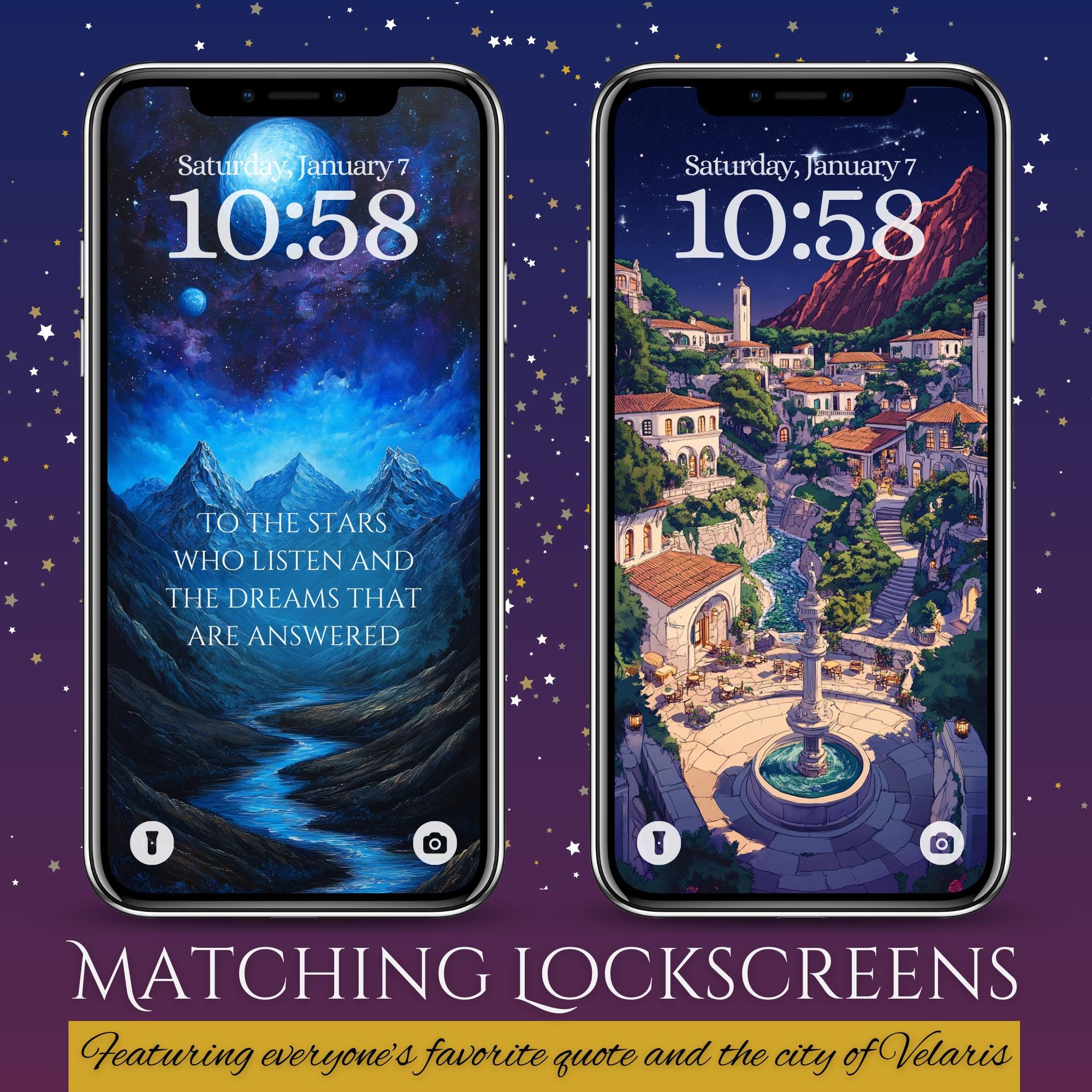 ACOTAR iPhone Bookshelf Backgrounds - Thumbnail 3
