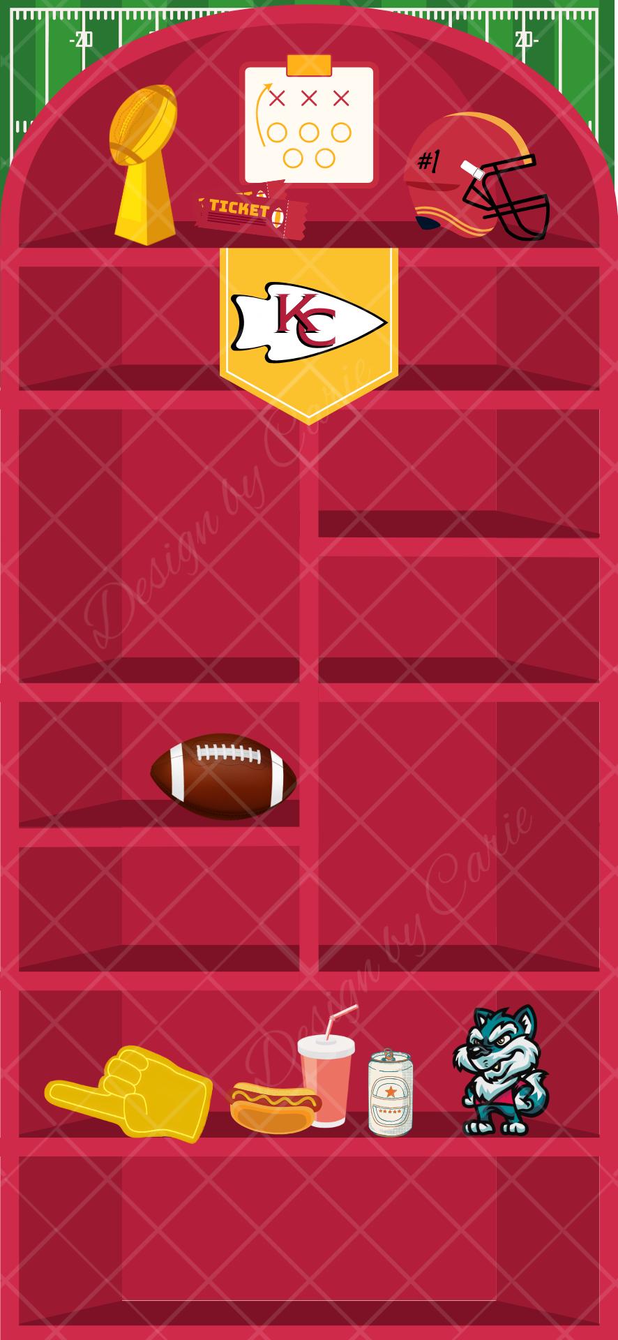 KC Chiefs iPhone Bookshelf Backgrounds - Thumbnail 7