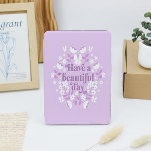 Purple Flowers 2024 KPW6 Kindle 6&quot; Paperwhite 6.8&quot; 7&quot; 10th 11th 12th  Case, Personalized Kindle Colorsoft Kindle basic Paperwhite cover