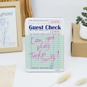 Guest Check 2024 KPW6 Kindle 6&quot; Paperwhite 6.8&quot; 7&quot; 10th 11th 12th  Case, Personalized Kindle Colorsoft basic Paperwhite cover
