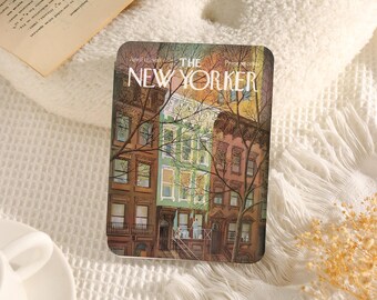 De afneembare magnetische hoes van The New Yorker met transparante achterkant voor Kobo Libra/Clara 7" 6", Kindle 12/11/10, Colorsoft, Paperwhite 12/11/10