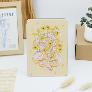 Snakes and Flowers 2024 KPW6 Kindle 6&quot; Paperwhite 6.8&quot; 7&quot; 10th 11th 12th  Case, Personalized Kindle Colorsoft,Kindle basic, Paperwhite cover