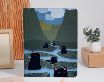 Cat Mountain iPad Case, iPad 10 10.9" 2022, iPad A16 11" iPad Air 2026 , iPad Pro 2024 2025, iPad mini 6 Case, iPad Cover,Book & Flip
