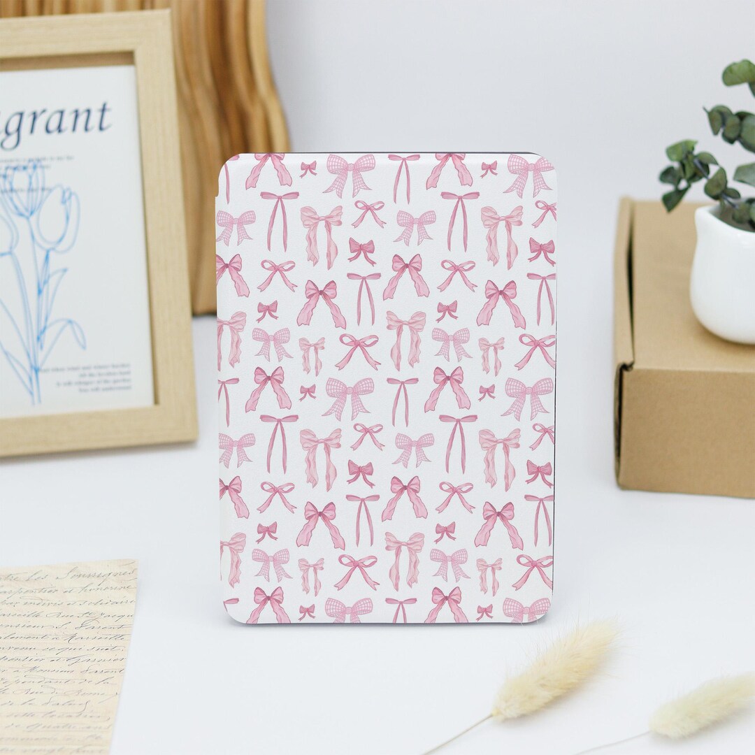 Pink Bow 2024 KPW6 Kindle 6" Paperwhite 6.8" 7" 10th 11th 12th Case ...
