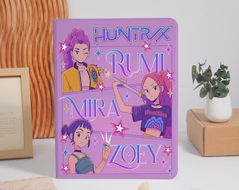 Anime Girl Purple iPad Case, iPad 10 10.9" 2022 iPad Air 4 5 6 iPad Pro 12.9'' 2021 Pro 11" 2022 iPad mini 6 Case, iPad Cover,Book & Flip