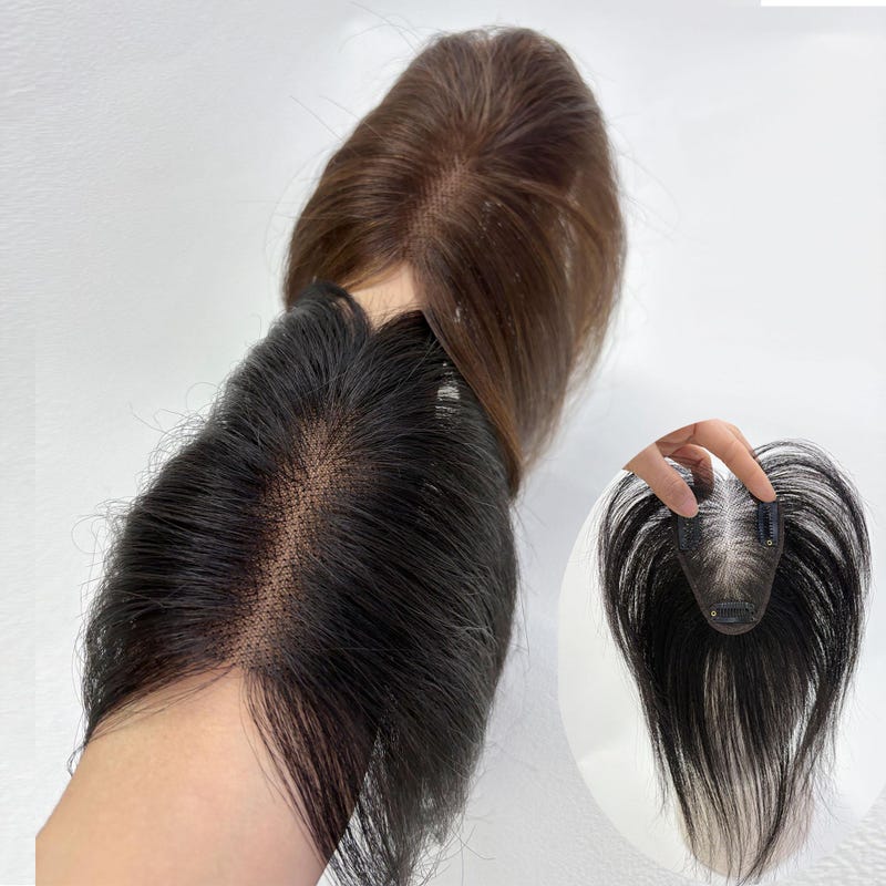 Hair Toppers for Black Women Real Human Hair - Etsy