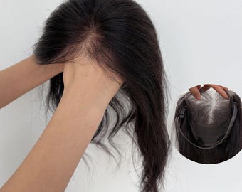 Receding Hairline Lace Topper | 14×18cm Undetectable HD Lace Adjustable Band 2 Colors