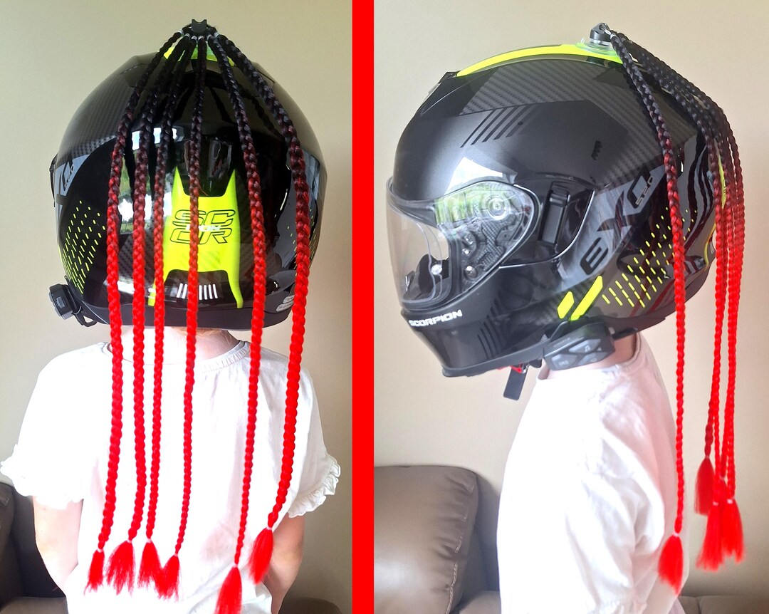 Braids Casco De Mujer Con Trenzas Trenzas Para Casco De