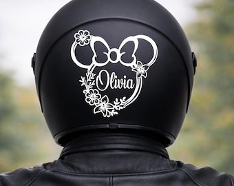 Custom name Motorcycle helmet sticker / decal / waterproof vinyl decor / moto sticker /