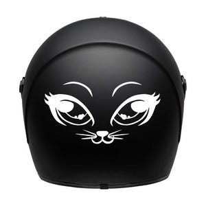 Motorcycle helmet sticker / decal / waterproof vinyl decor / moto sticker / eyes