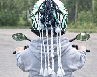 bike helmet for box braids Pigtails Soft Dreadlocks Product Details Helmet Pigtail Helmet Braids Ponytail