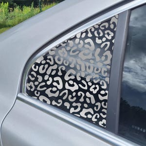 Auto Aufkleber / Fensterbild / Aufkleber / Wasserfester Fensteraufkleber / Leoparden Muster