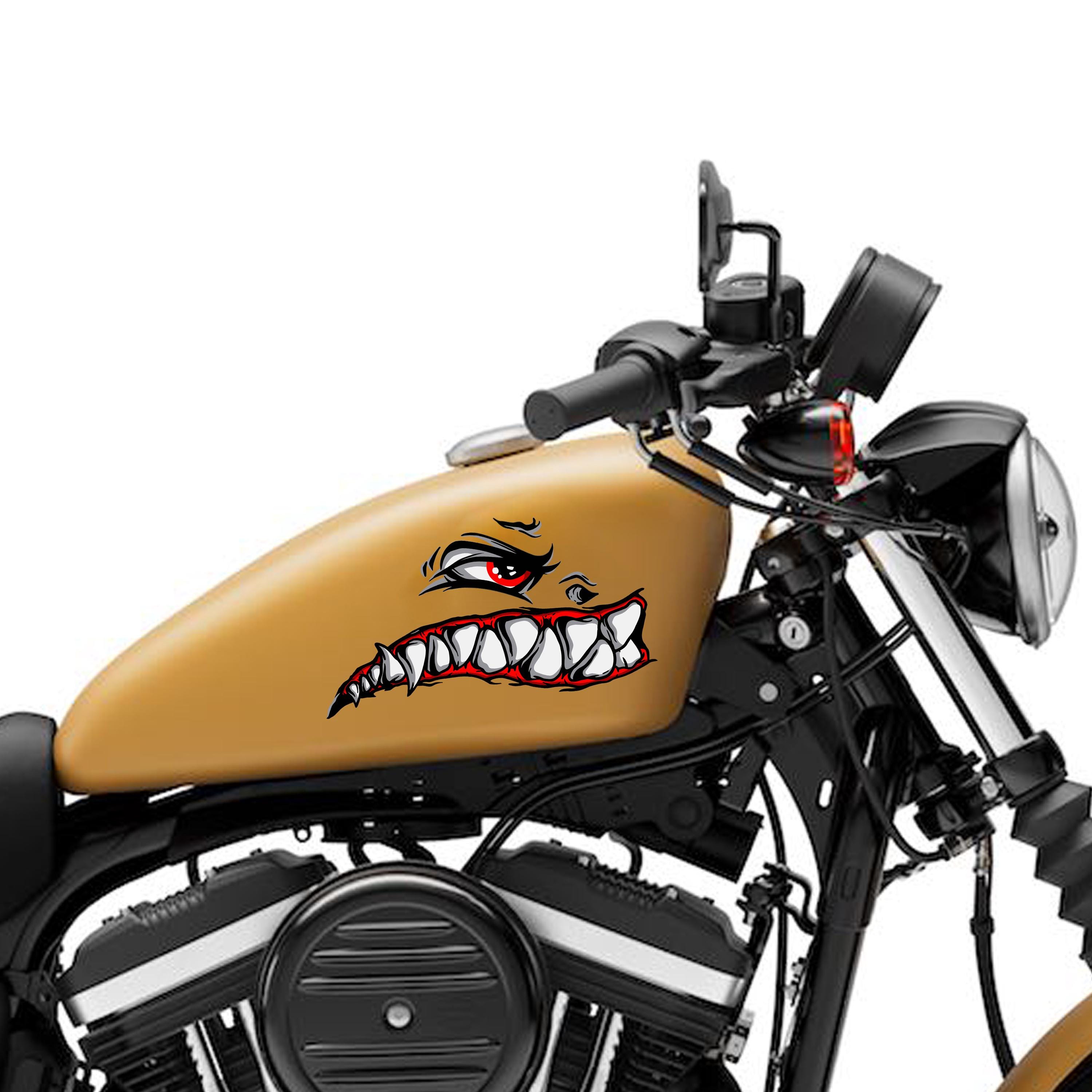 バイク用タンクデカール/ステッカー2枚セット/バイク用ガソリンタンク