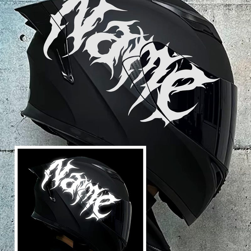 Reflective Moto Stickers - Etsy