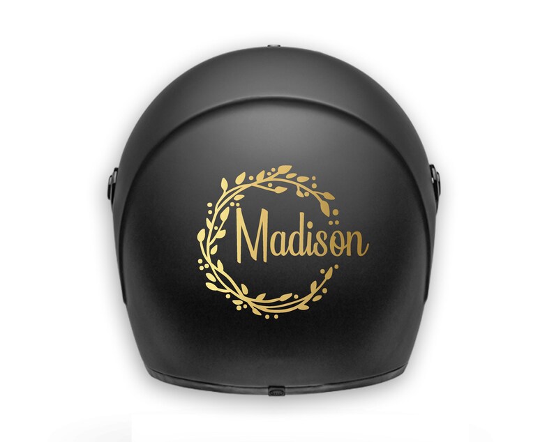 Custom Name Motorcycle Helmet Sticker / Decal / Waterproof Vinyl Decor ...