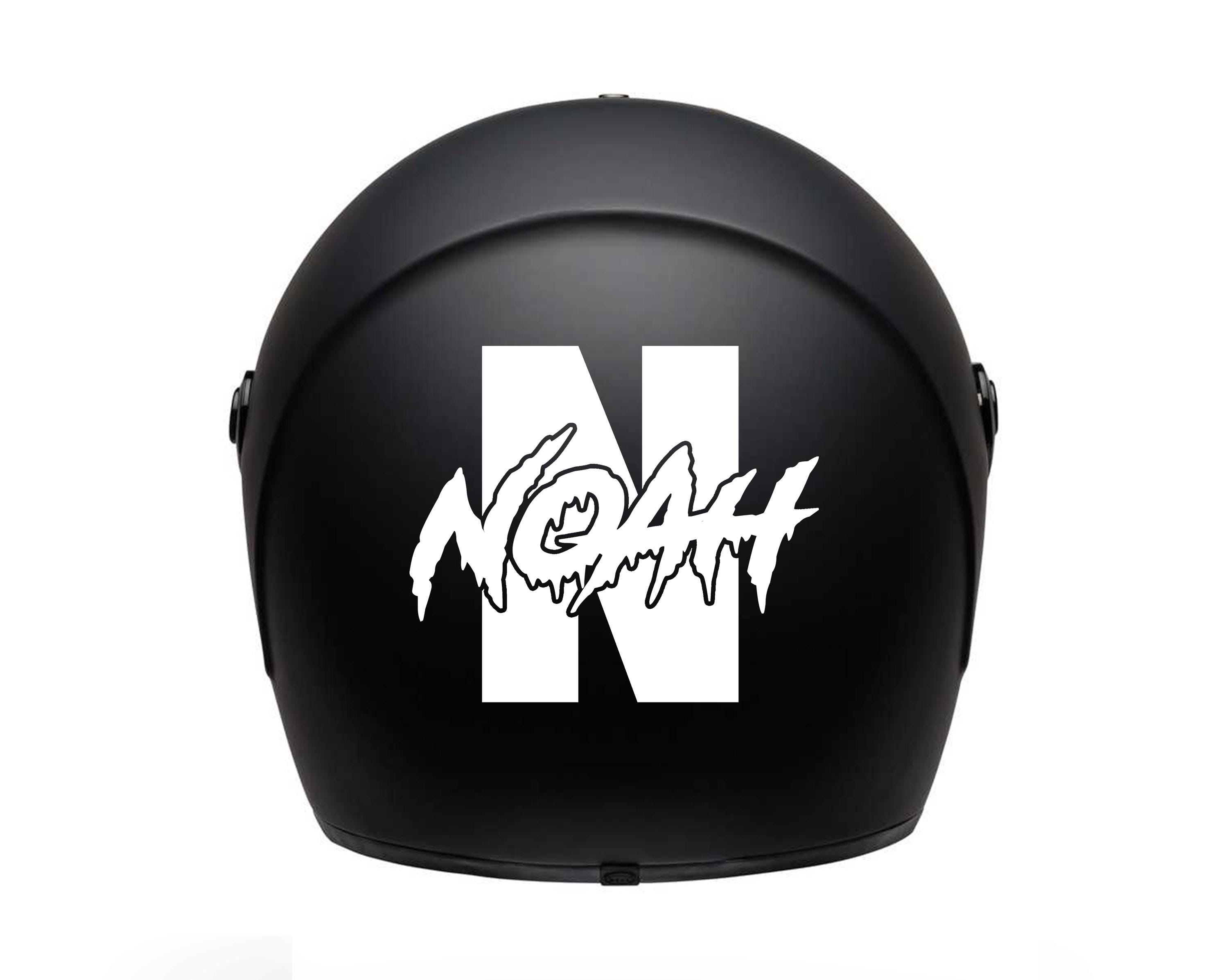 Custom Name Motorcycle Helmet Sticker / Decal / Waterproof Vinyl Decor ...