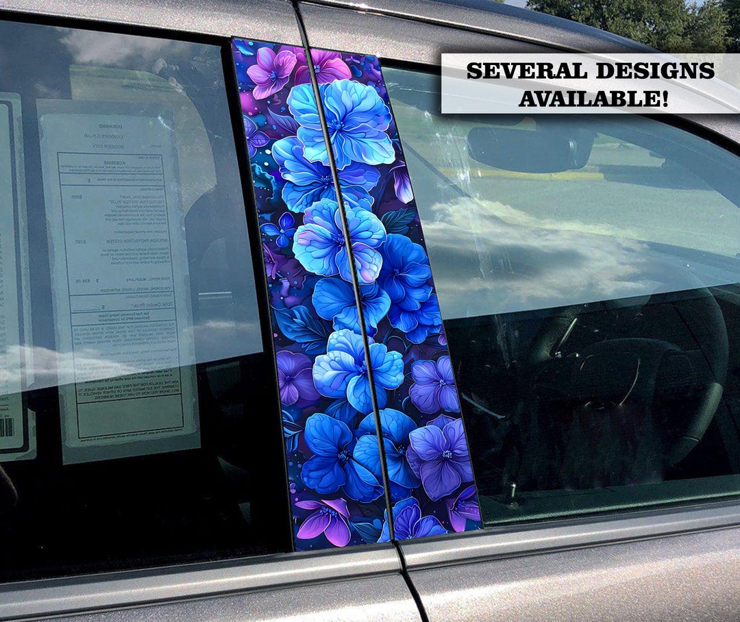RGraphics Focus MK3 3.5 Door Pillar Decals – Honeycomb V1 Vinyl, Custom Fit