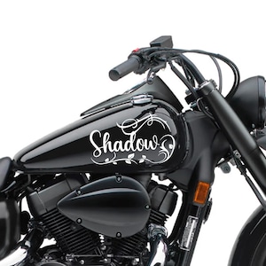 Motorcycle Tank Decal / Sticker 2pcs / Moto Gas Tank Stickers / shadow