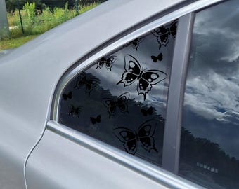 Car Rear Window Decal / window sticker / decal / waterproof vinyl decor / butterfly