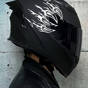 Adesivo para capacete de motocicleta com marcas de garras / decalque / decoração em vinil à prova d'água / adesivo para moto / arranhões