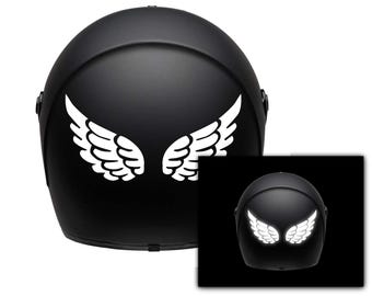 reflective wings Motorcycle helmet sticker / decal / waterproof vinyl decor / moto sticker /