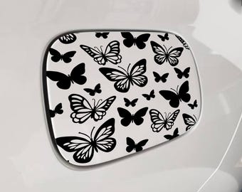 Auto Aufkleber / Schmetterlinge / Tankdeckel Aufkleber / Girly / Schmetterling / Tankdeckel Aufkleber