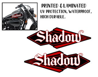 Motorrad Tank Aufkleber/Aufkleber 2st / Moto Gas Tank Stickers / Schatten / Grunge