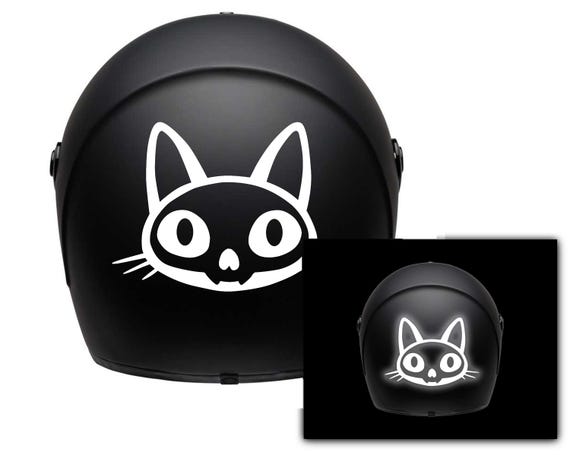Adesivi Riflettenti Per Casco Da Moto A Forma Di Teschio, Visibilità Notturna, Misura 7,5x7,5 Cm, Conf. 2 Pz