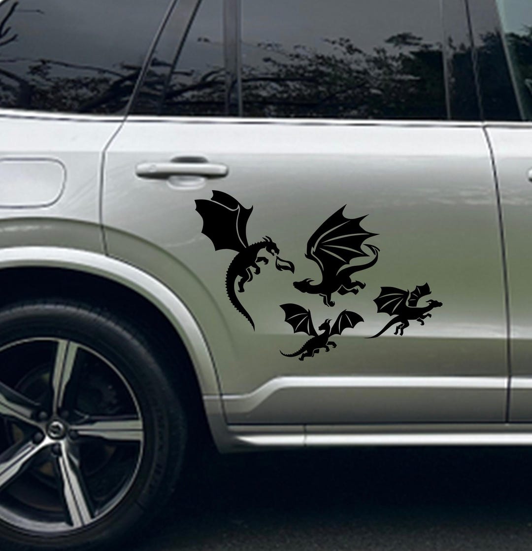 Dragon Car Back Window Sticker / Decal / Waterproof Vinyl Decor ...
