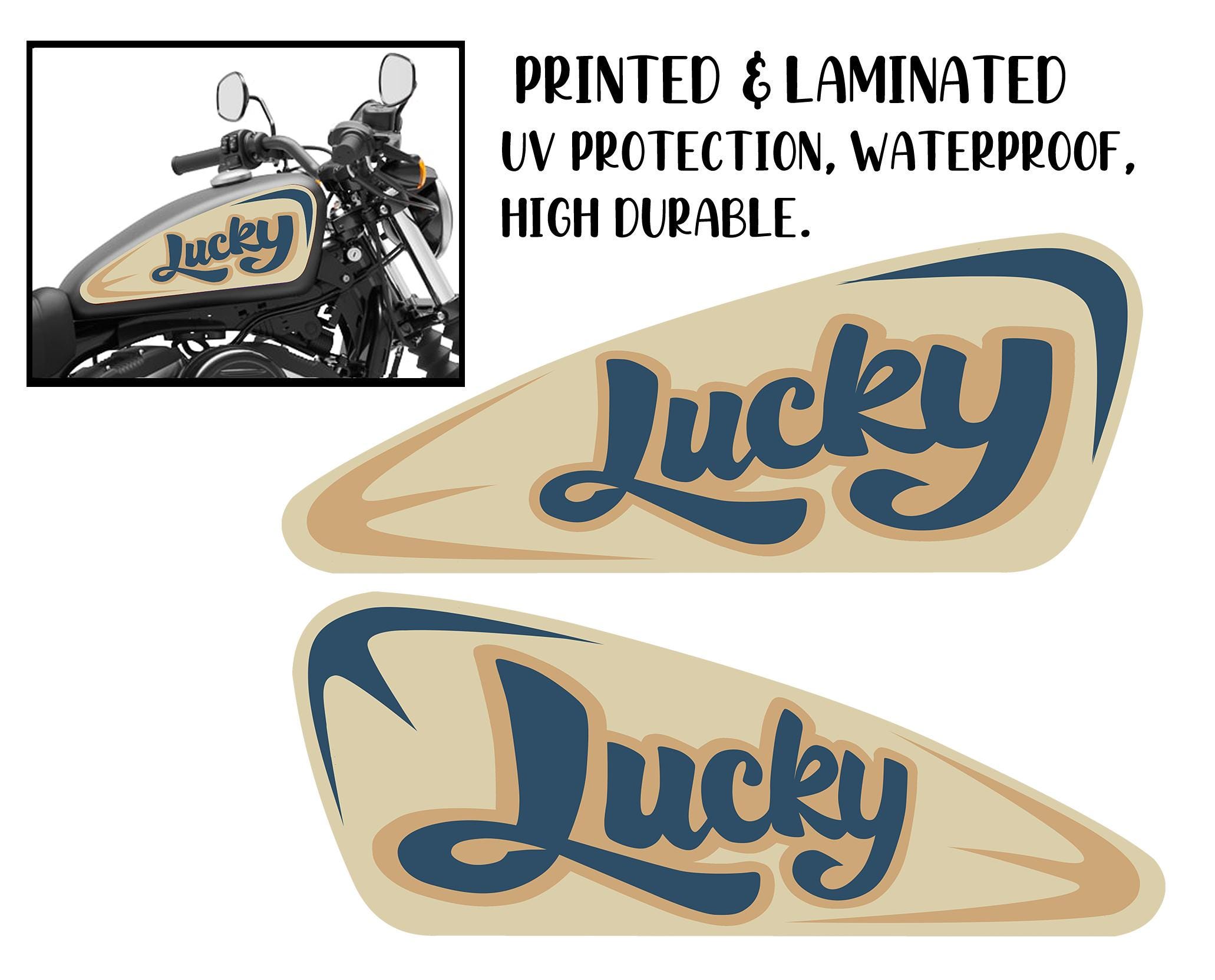Raisch ロゴステッカー トライアンフ タンクステッカー Triumph