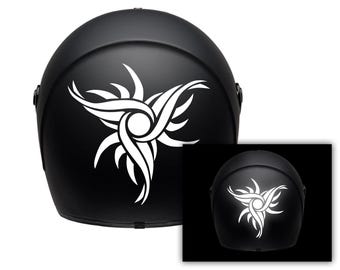 reflective Motorcycle helmet sticker / decal / waterproof vinyl decor / moto sticker / boho /