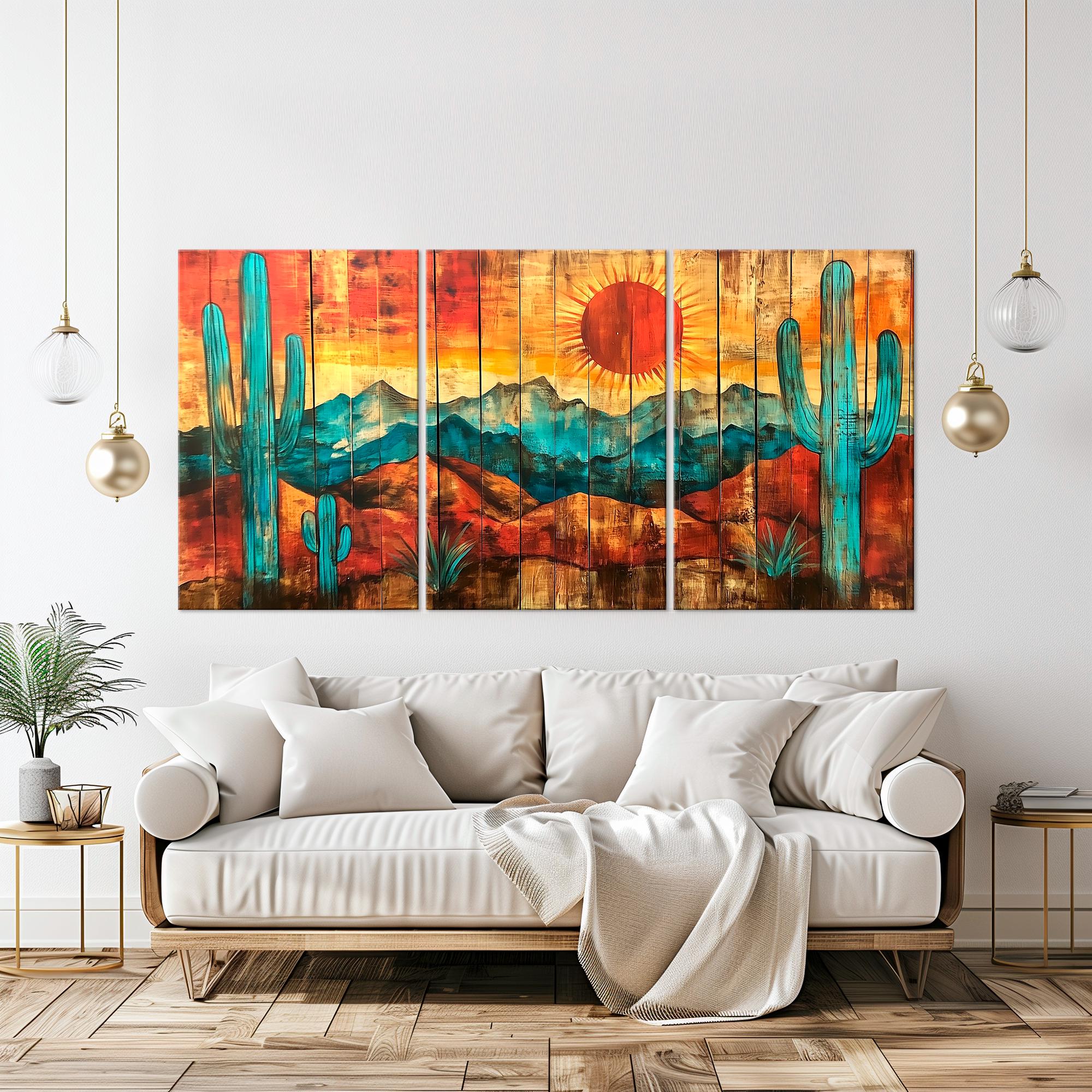 Saguaro Cactus Canvas Print: Arizona Desert Wall Art - Etsy