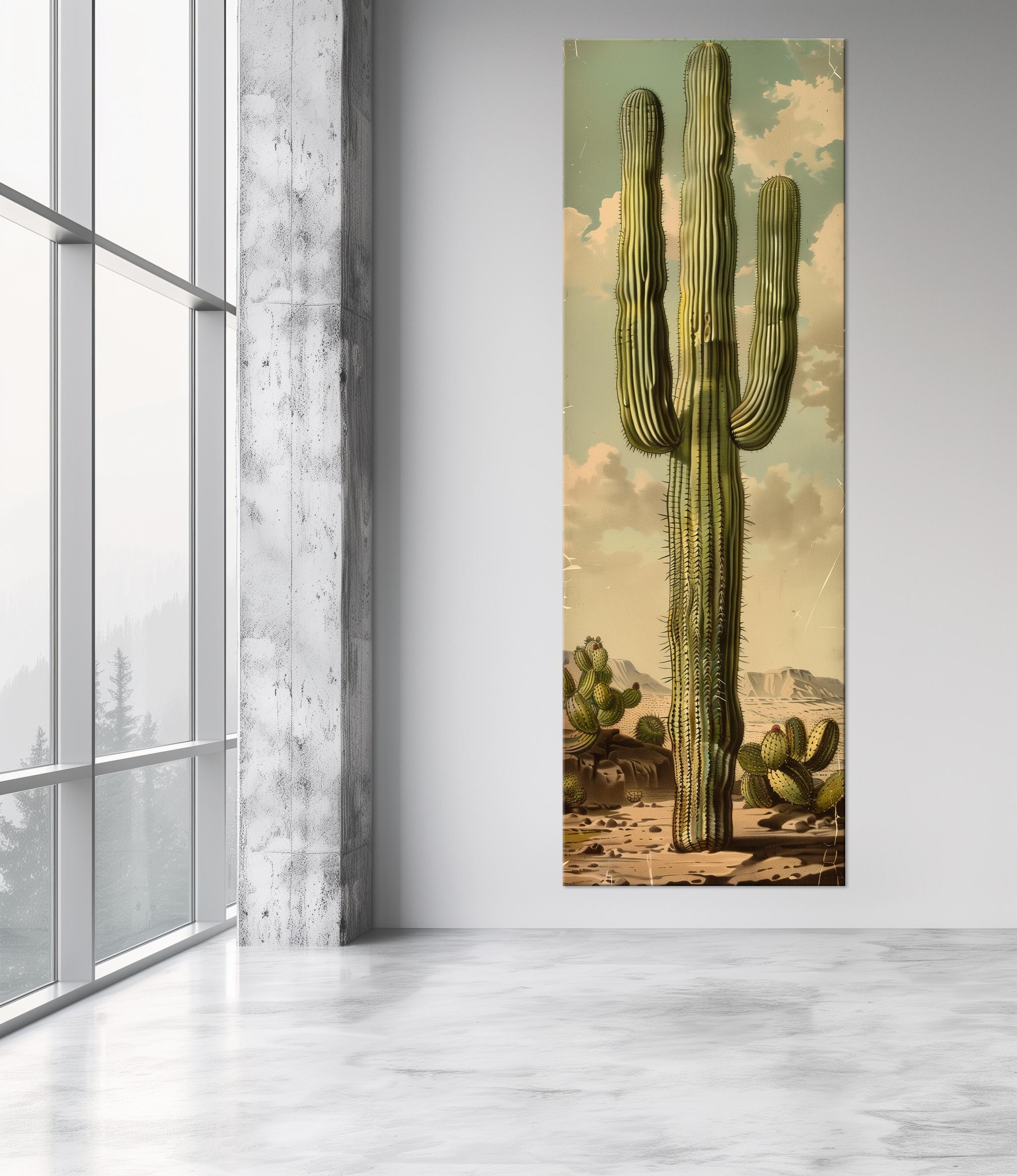 Saguaro Cactus Canvas Print: Arizona Desert Southwestern Wall Art - Etsy