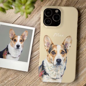Custom Pet Photo Phone Case: Personalized Dog Cat Portrait image 10