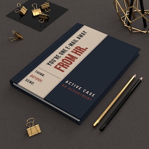 You're One Email Away From HR Notebook | Funny HR Gift for Human Resources Manager, Recruiter & Employee Relations