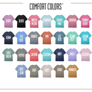 a poster with different colors of t - shirts