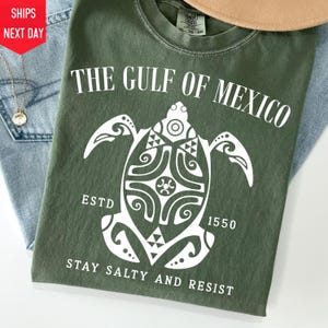 Gulf of Mexico Shirt, Vintage Gulf of Mexico Since 1550 Shirt, Gulf Of Mexico Tee, Mexico Gift for Mexico Lover, Gulf Coast Shirt