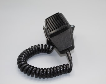 Micrófono CB dinámico vintage con circuito doblado, pulsar para hablar, control de filtro y micrófono de baja fidelidad de Statikstramentz