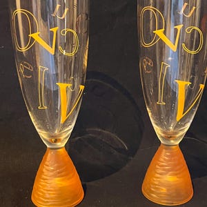 SELTENE Veuve Clicquot Ponsardin Vintage Champagnergläser 2er Set