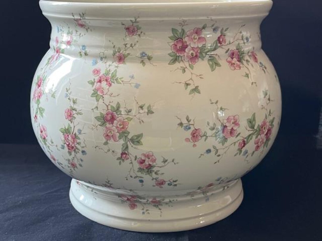Old, Hand Painted Flower Bowl (roses), Marked Bottom - Etsy
