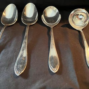 Antique Christoffle serving cutlery, marked