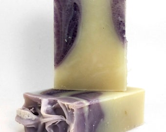 Natural handcrafted lavender bar soap