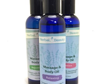 Massage/Body/Perfume Oil Peppermint/Clove essential oils 4oz